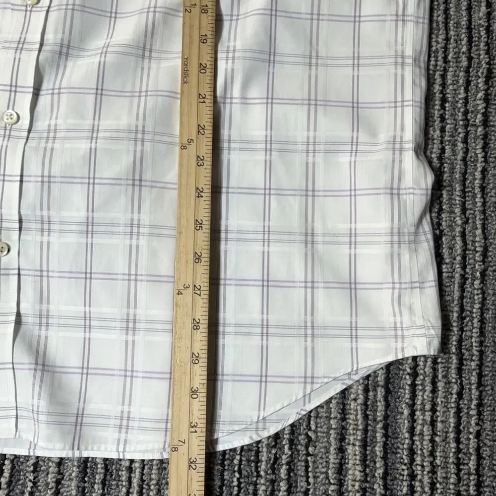 Banana Republic Non-iron Classic Fit Men’s Window Pane dress shirt size XL